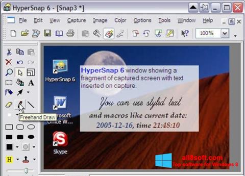 Skærmbillede HyperSnap Windows 8