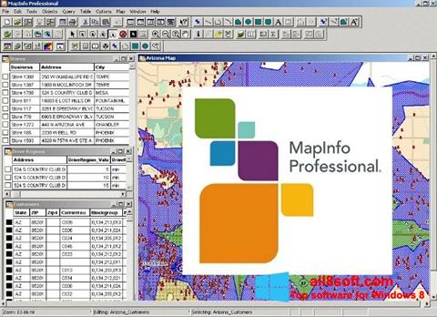 Skærmbillede MapInfo Professional Windows 8