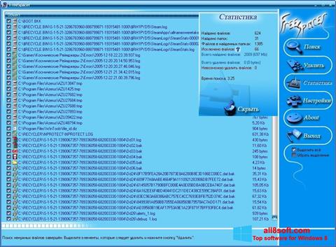 Skærmbillede FreeSpacer Windows 8