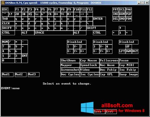 Skærmbillede DOSBox Windows 8
