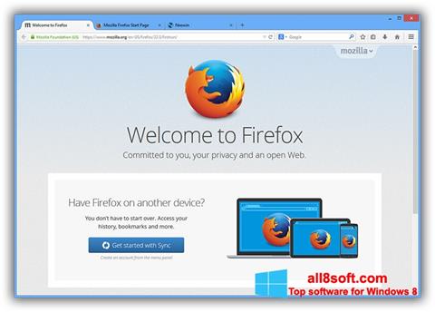 Skærmbillede Mozilla Firefox Offline Installer Windows 8