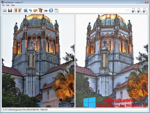 Skærmbillede FotoSketcher Windows 8