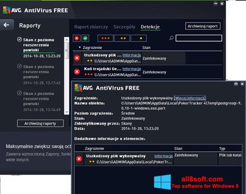 Skærmbillede AVG AntiVirus Free Windows 8