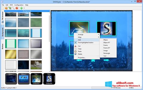 Skærmbillede DVDStyler Windows 8