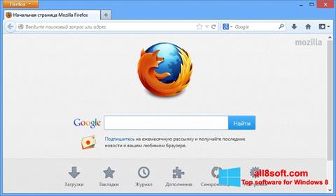 Skærmbillede Mozilla Firefox Windows 8