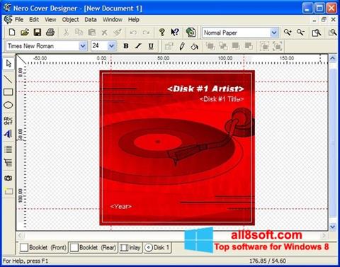 Skærmbillede Nero Cover Designer Windows 8