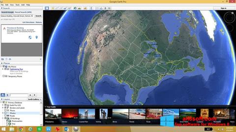 Skærmbillede Google Earth Windows 8