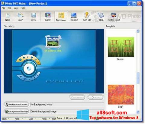 Skærmbillede DVD Maker Windows 8