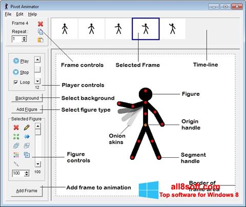 Skærmbillede Pivot Animator Windows 8