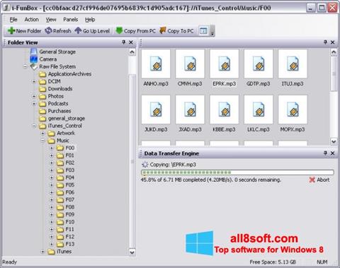 Skærmbillede iFunBox Windows 8