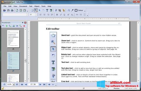 Skærmbillede Infix PDF Editor Windows 8