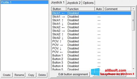 Skærmbillede JoyToKey Windows 8