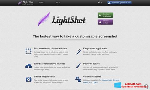 Skærmbillede LightShot Windows 8