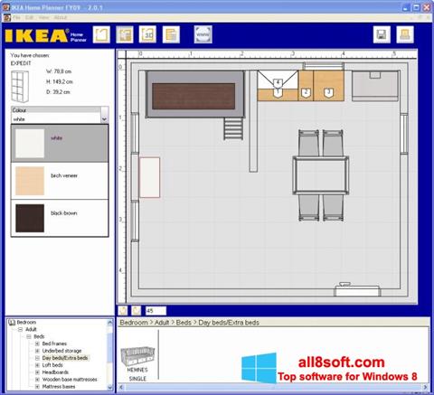 Skærmbillede IKEA Home Planner Windows 8