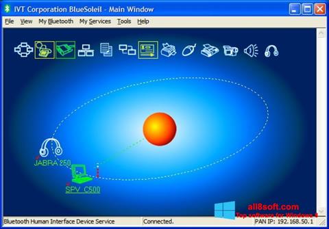Skærmbillede BlueSoleil Windows 8