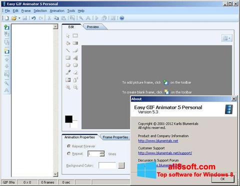 Skærmbillede Easy GIF Animator Windows 8