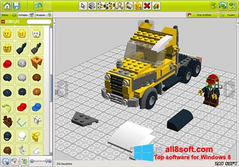 Skærmbillede LEGO Digital Designer Windows 8
