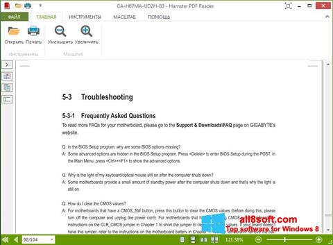 Skærmbillede Hamster PDF Reader Windows 8