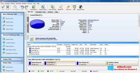 Skærmbillede Paragon Hard Disk Manager Windows 8