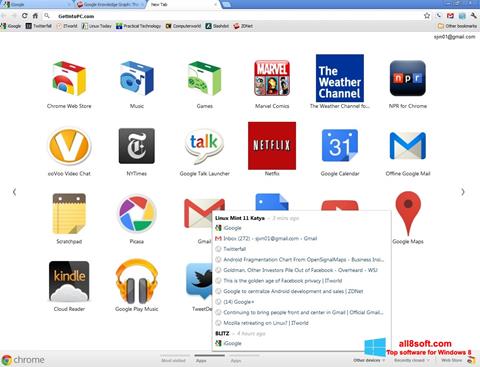 Skærmbillede Google Chrome Offline Installer Windows 8