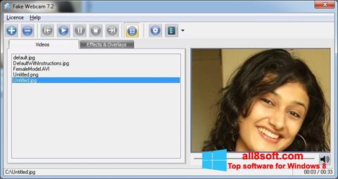 Skærmbillede Fake Webcam Windows 8