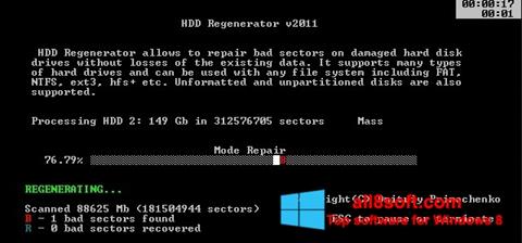 Skærmbillede HDD Regenerator Windows 8