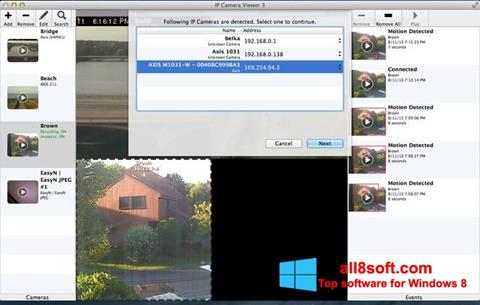 Skærmbillede IP Camera Viewer Windows 8