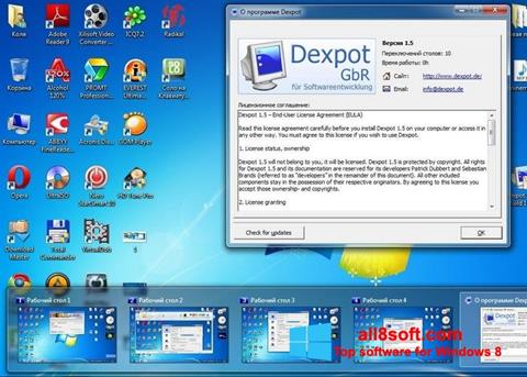 Skærmbillede Dexpot Windows 8