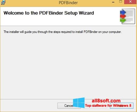 Skærmbillede PDFBinder Windows 8
