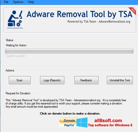 Skærmbillede Adware Removal Tool Windows 8