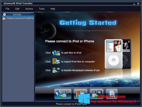Skærmbillede iPhone PC Suite Windows 8